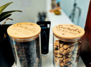 Leckerlis sind für unsere Patienten natürlich immer vorhanden und machen das Warten einfacher.